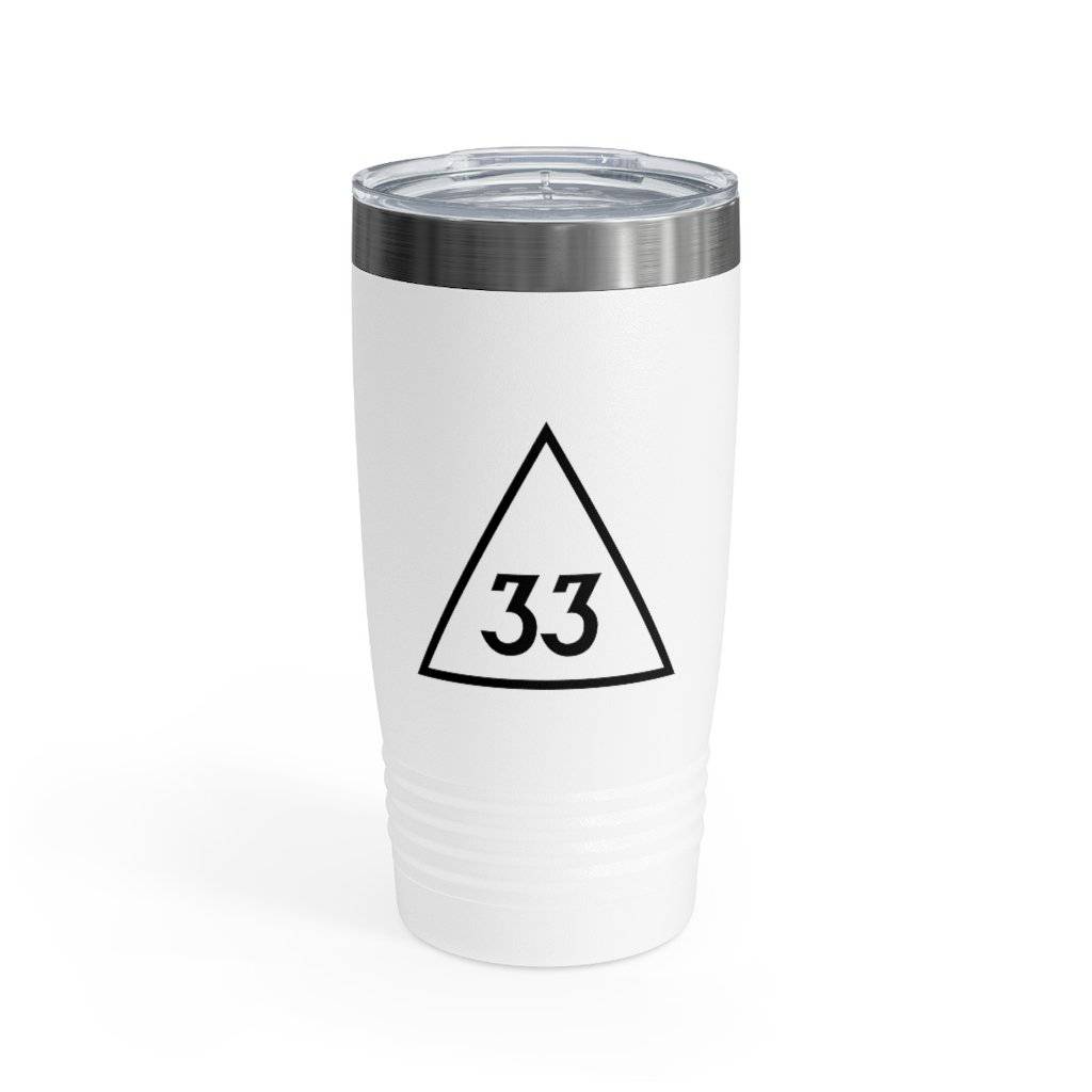 33rd Degree Scottish Rite Ringneck Tumbler - Various Colors - Bricks Masons