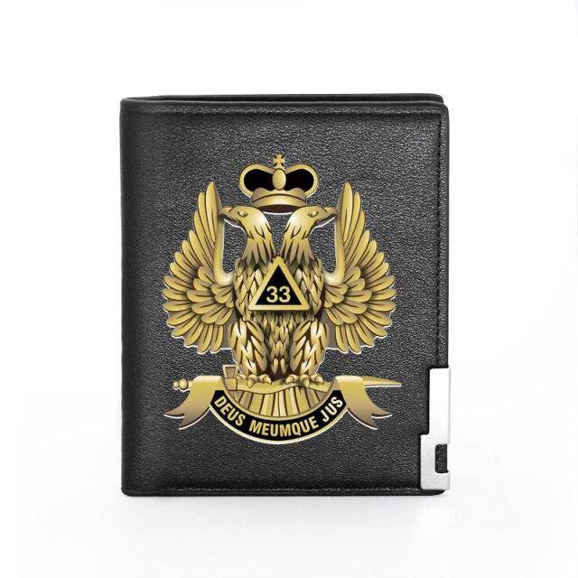 33rd Degree Scottish Rite Wallet - Credit Card Holder - Bricks Masons