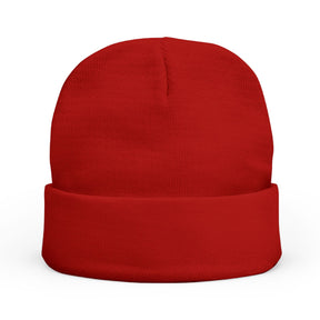 Master Mason Blue Lodge Beanie - Knit Embroidery Gold & Blue Square and Compass G - Bricks Masons