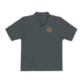 Master Mason Craft Polo Shirt - Embroidered S&C United Kingdom Mason - Bricks Masons