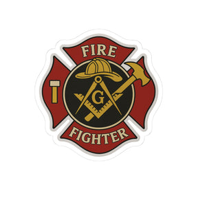 Master Mason Blue Lodge Sticker Decal - Kiss-Cut Colorful - Bricks Masons