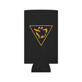 Grand Tiler of Solomon Can Cooler - Gold With Black Polyester Exterior - Bricks Masons