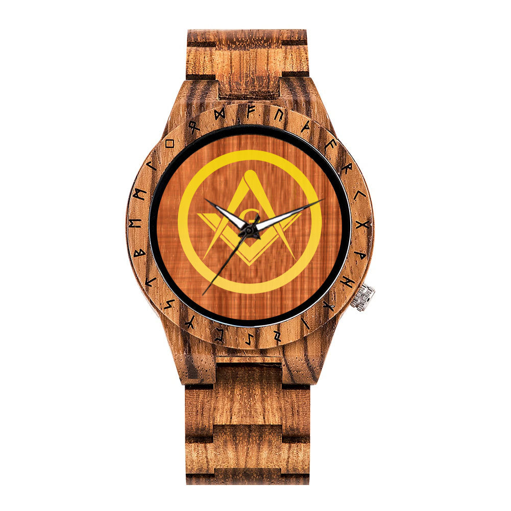 Master Mason Blue Lodge Wristwatch - Various Colors - Bricks Masons