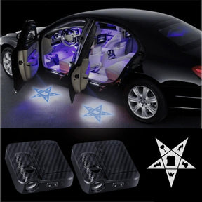 OES Car Door Light Projector - Customizable Wireless LED - Bricks Masons
