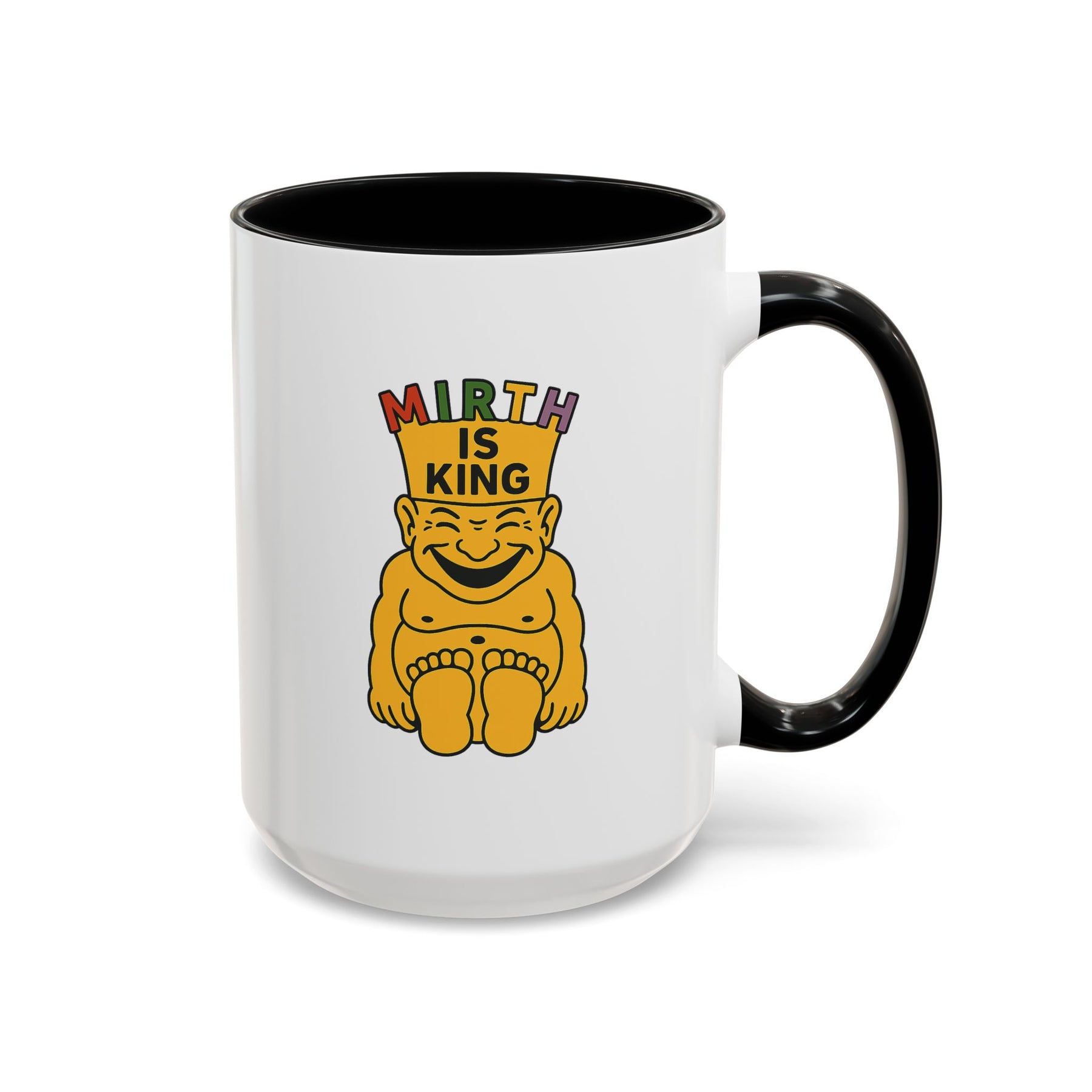 Royal Order of Jesters Mug - Mirth Is King Coffee Mug 11 & 15oz - Bricks Masons