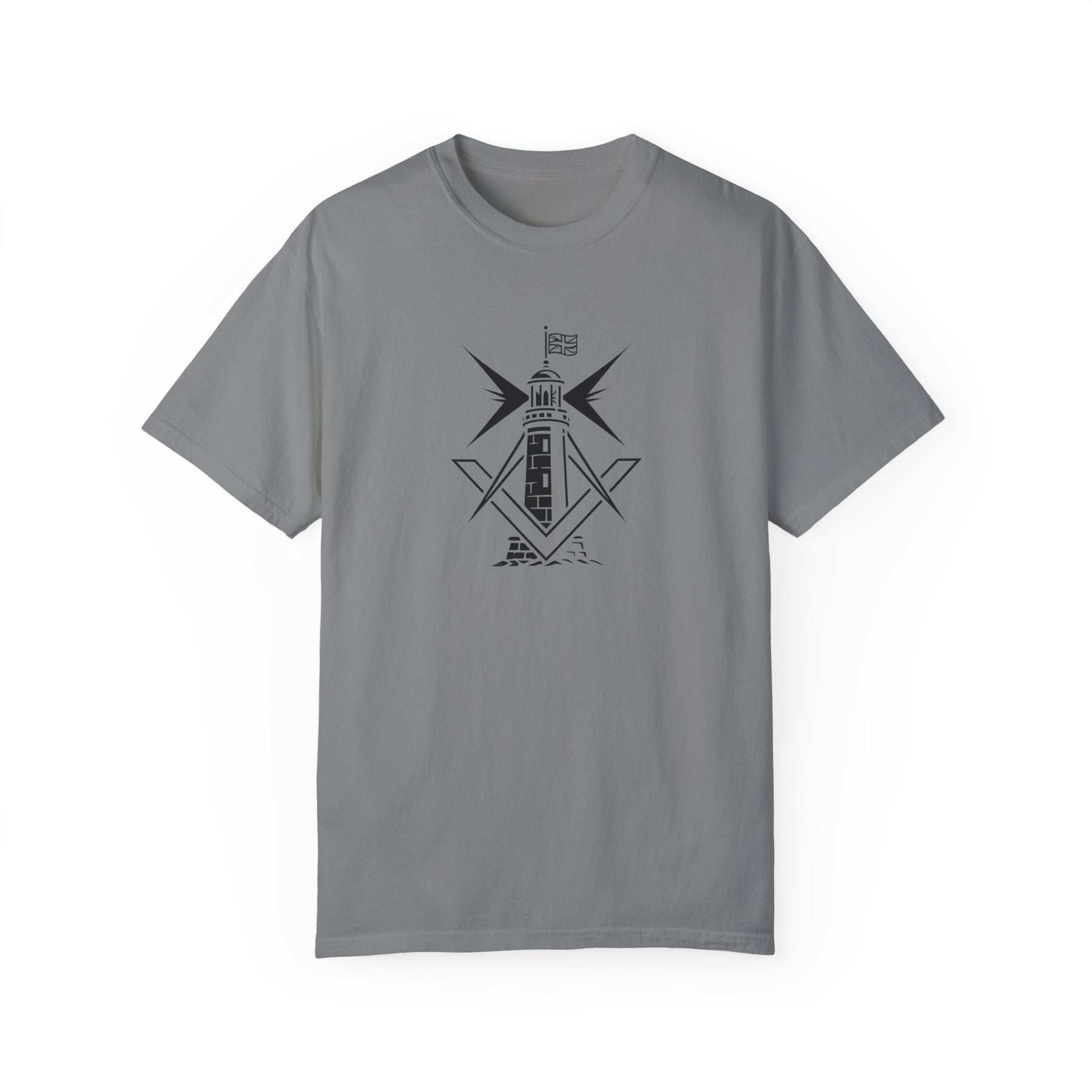 Master Mason Craft T-Shirt - United Kingdom Beacon of Brotherhood - Bricks Masons