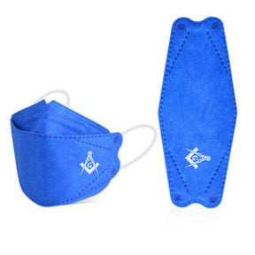 Master Mason Blue Lodge Face Mask - Various Colors - Bricks Masons