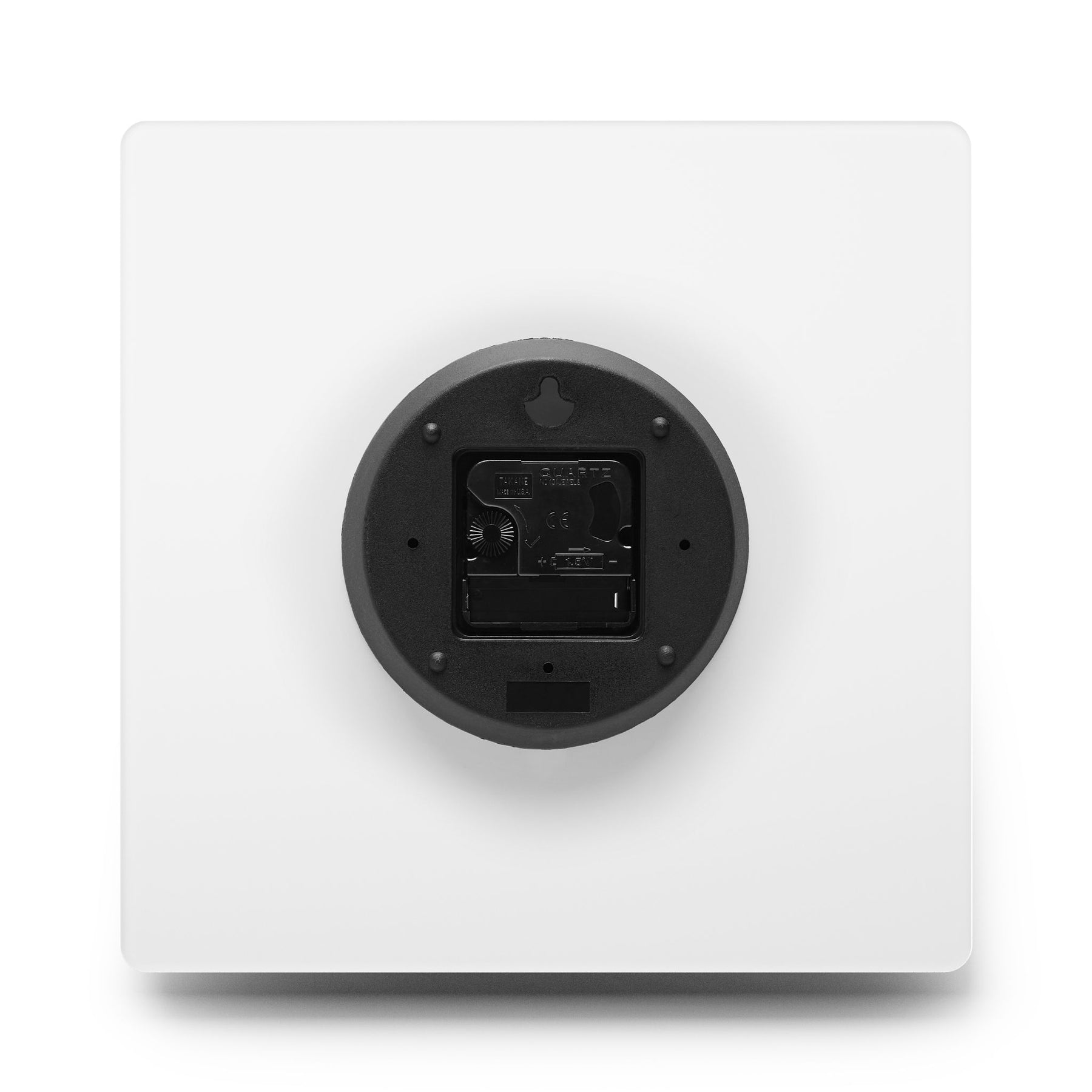 Past Master Blue Lodge Clock - Square Compass Sun & Quadrant Emblem on Clear Acrylic - Bricks Masons