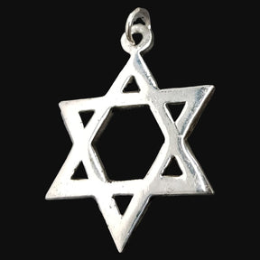 Star of David Pendant in Silver 3 cm 7.2 g Art 599 - Bricks Masons