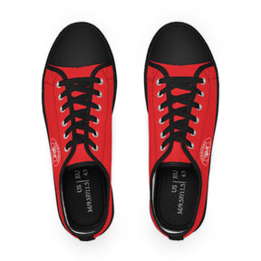Heroines of Jericho Sneaker - Low Top Sneaker Black & White White Emblem - Bricks Masons