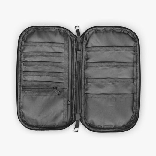 Master Mason Blue Lodge Passport Wallet - Gold & Black Faith Hope Charity - Bricks Masons