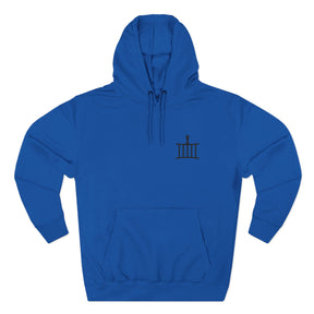 St. Lawrence The Martyr Hoodie - Stitched Front Insignia - Bricks Masons