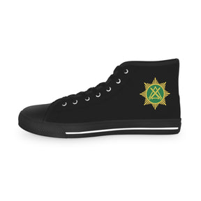 Knight Masons Sneaker - High Top Black & White - Bricks Masons