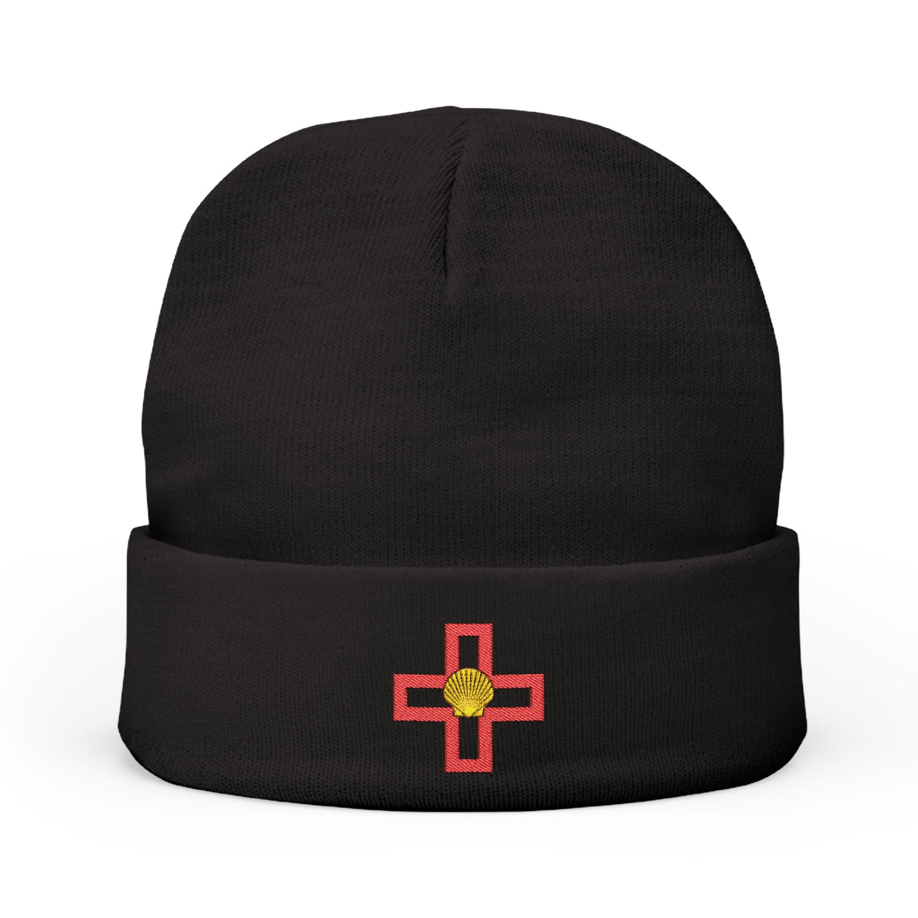 St. Thomas of Acon Beanie - Knit Embroidery Emblem - Bricks Masons