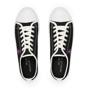 Knight Templar Priests Sneaker - Low Top Sneaker Black & White - Bricks Masons