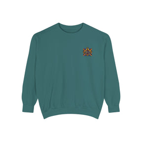 Master Mason Craft Sweatshirt - Embroidered Square & Compass UK Flag - Bricks Masons