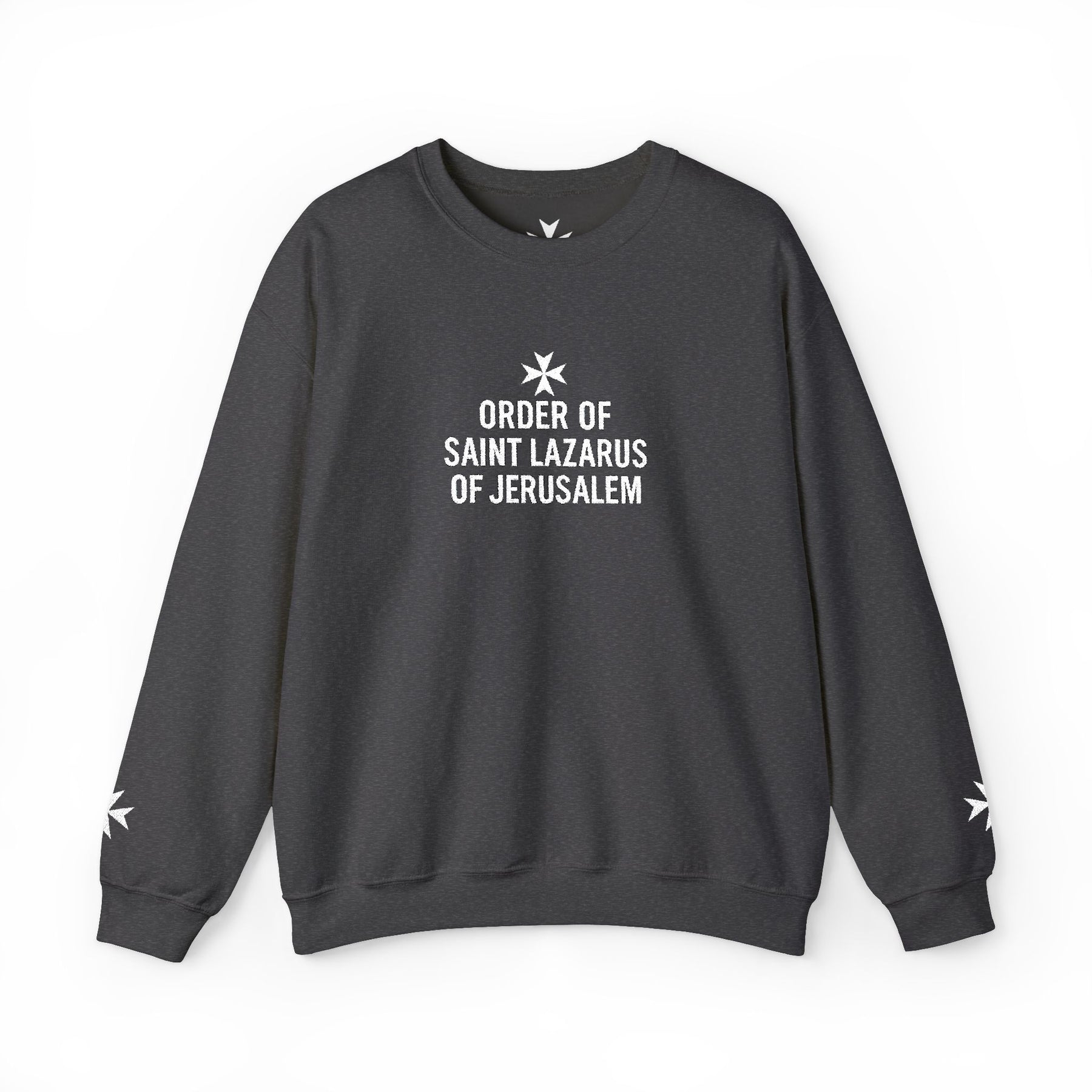 Order of Saint Lazarus Sweatshirt - Crewneck Signature Stitch - Bricks Masons