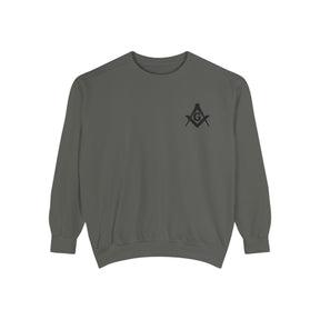 Master Mason Blue Lodge Sweatshirt - Classic Square & Compass Look - Bricks Masons