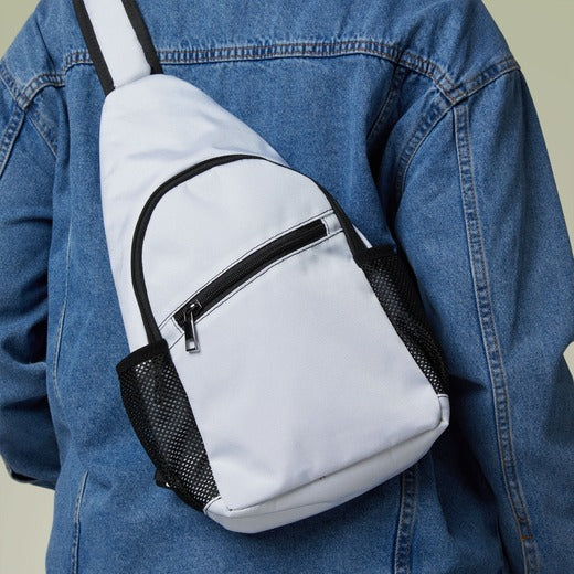 Master Mason Blue Lodge Crossbody Bag - Mason In Travel Blue Adjustable Strap Nylon - Bricks Masons