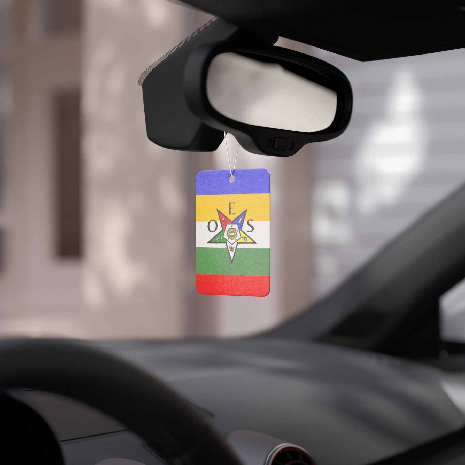 OES Car Air Freshener - Lasting Freshness with Colorful Style - Bricks Masons