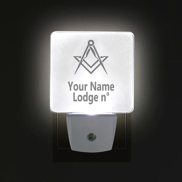 Master Mason Blue Lodge LED Sign - 2 Pieces Plug-in