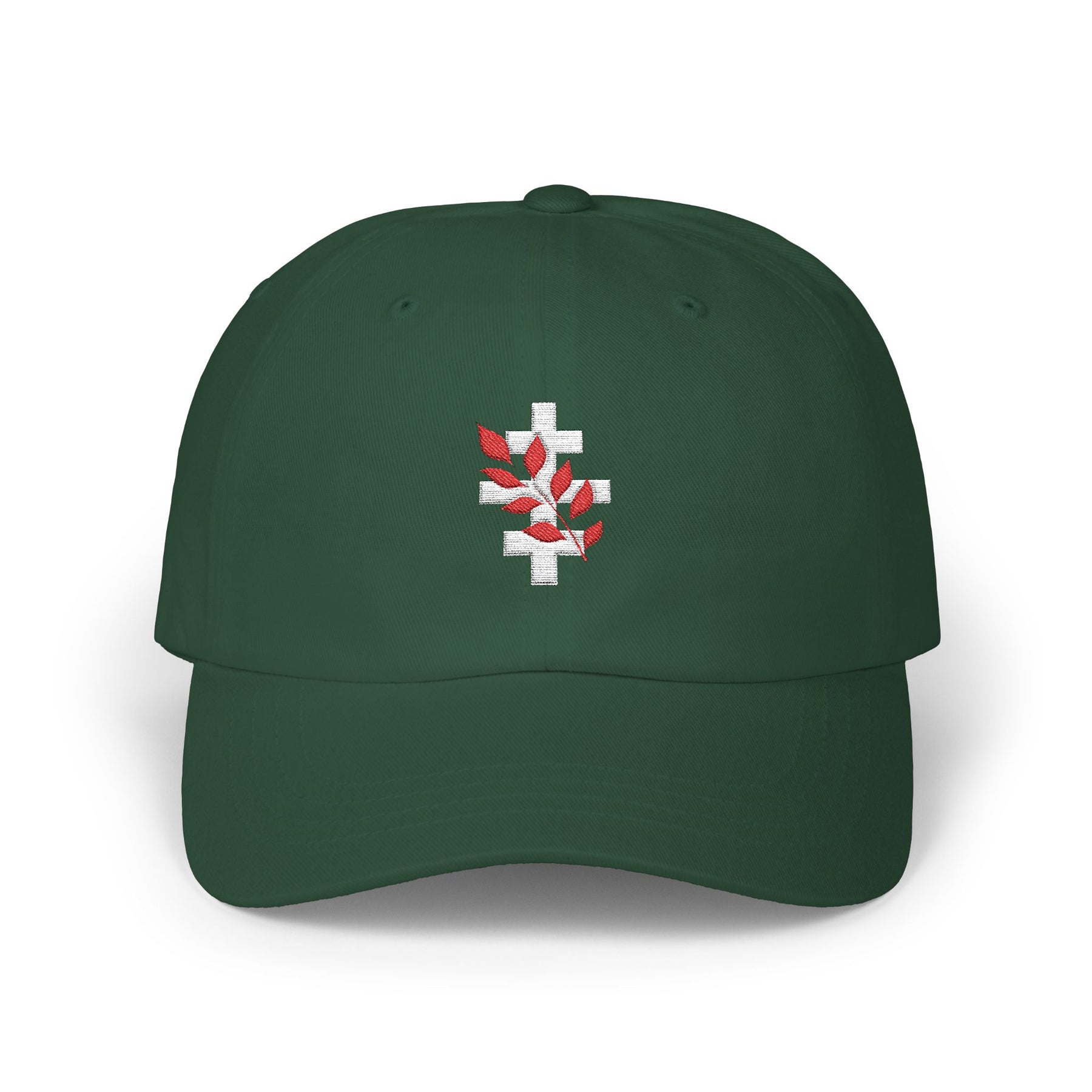 Red Branch of Eri Baseball Cap - Cotton red & White Emblem Various Colors - Bricks Masons