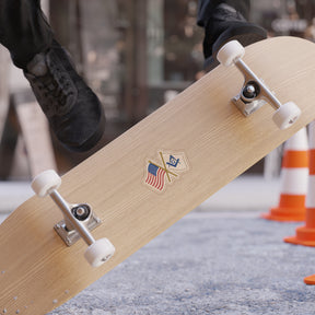 Master Mason Blue Lodge Sticker Decal - Water Resistant Vinyl Crossed Flags - Bricks Masons