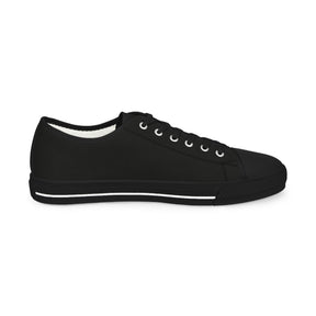 Master Mason Blue Lodge Sneaker - Low Top Sneaker Black & White Firefighter Mason - Bricks Masons