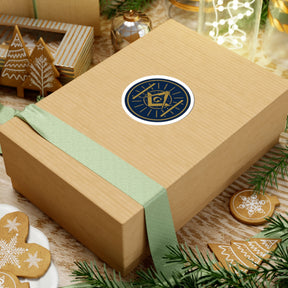 Master Mason Blue Lodge Sticker Decal - Kiss-Cut Colorful - Bricks Masons