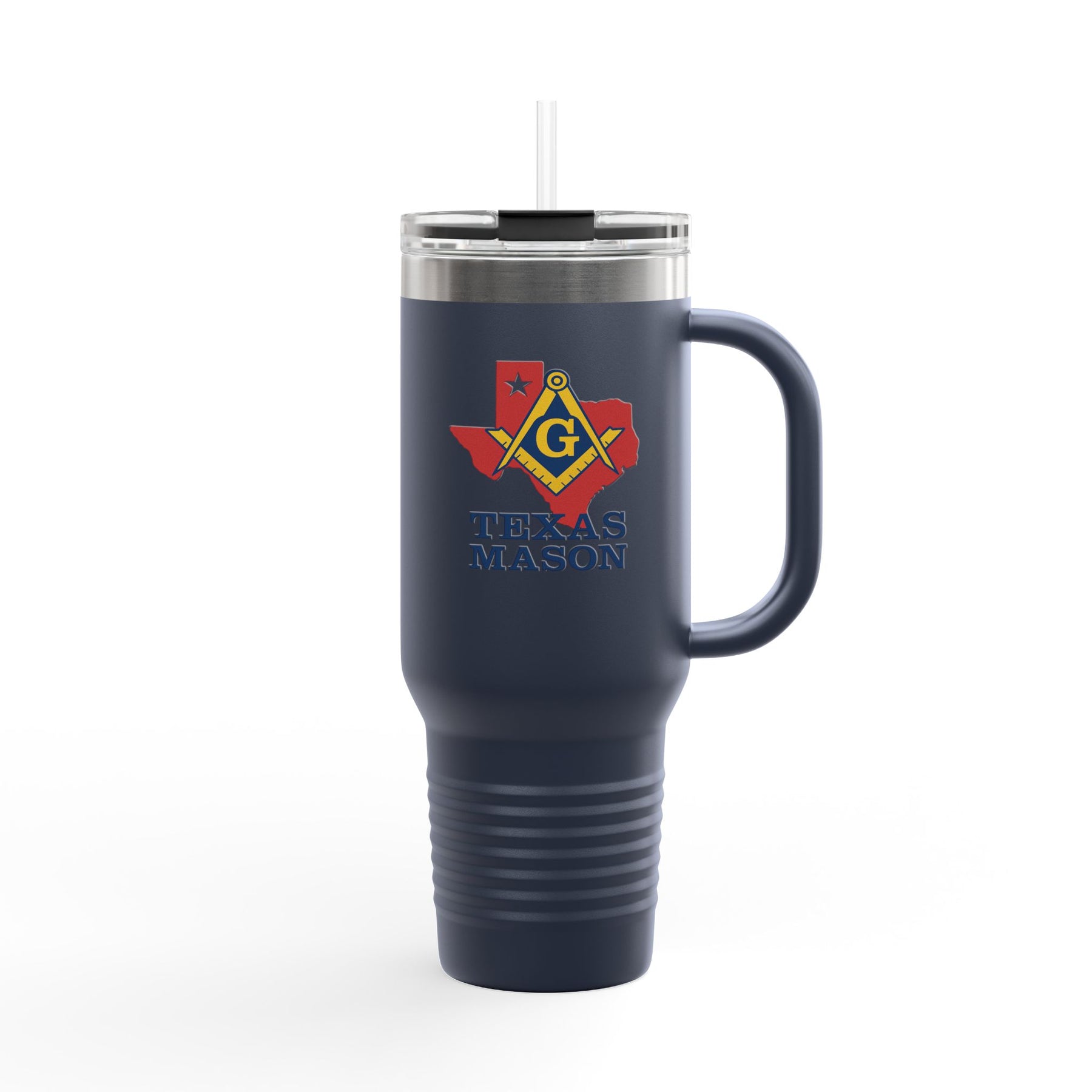 Master Mason Blue Lodge Ringneck Tumbler - Square & Compass G Texas Mason