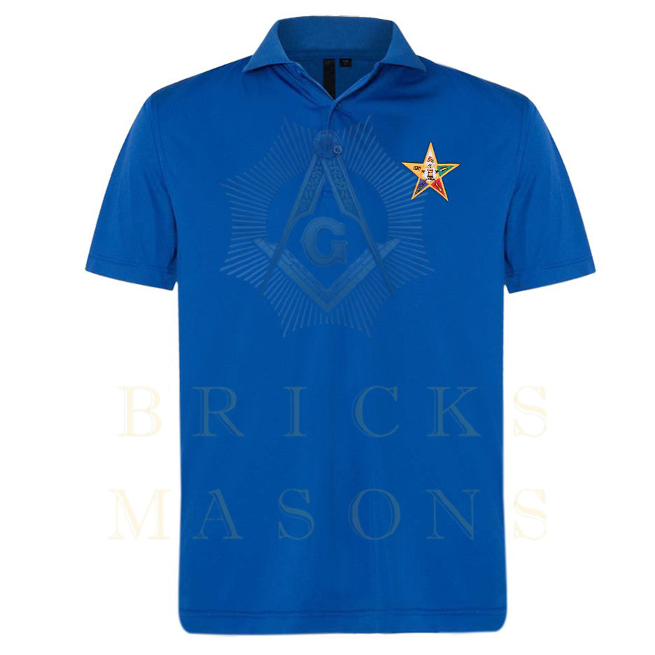 OES Polo Shirt - Eastern Star Various Colors - Bricks Masons