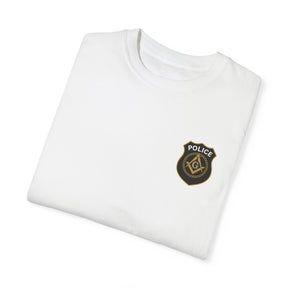 Master Mason Blue Lodge T-Shirt - Police Mason Garment-Dyed Tee - Bricks Masons