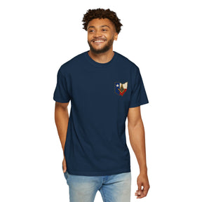 Master Mason Blue Lodge T-Shirt - Garment-Dyed Ohio Mason - Bricks Masons