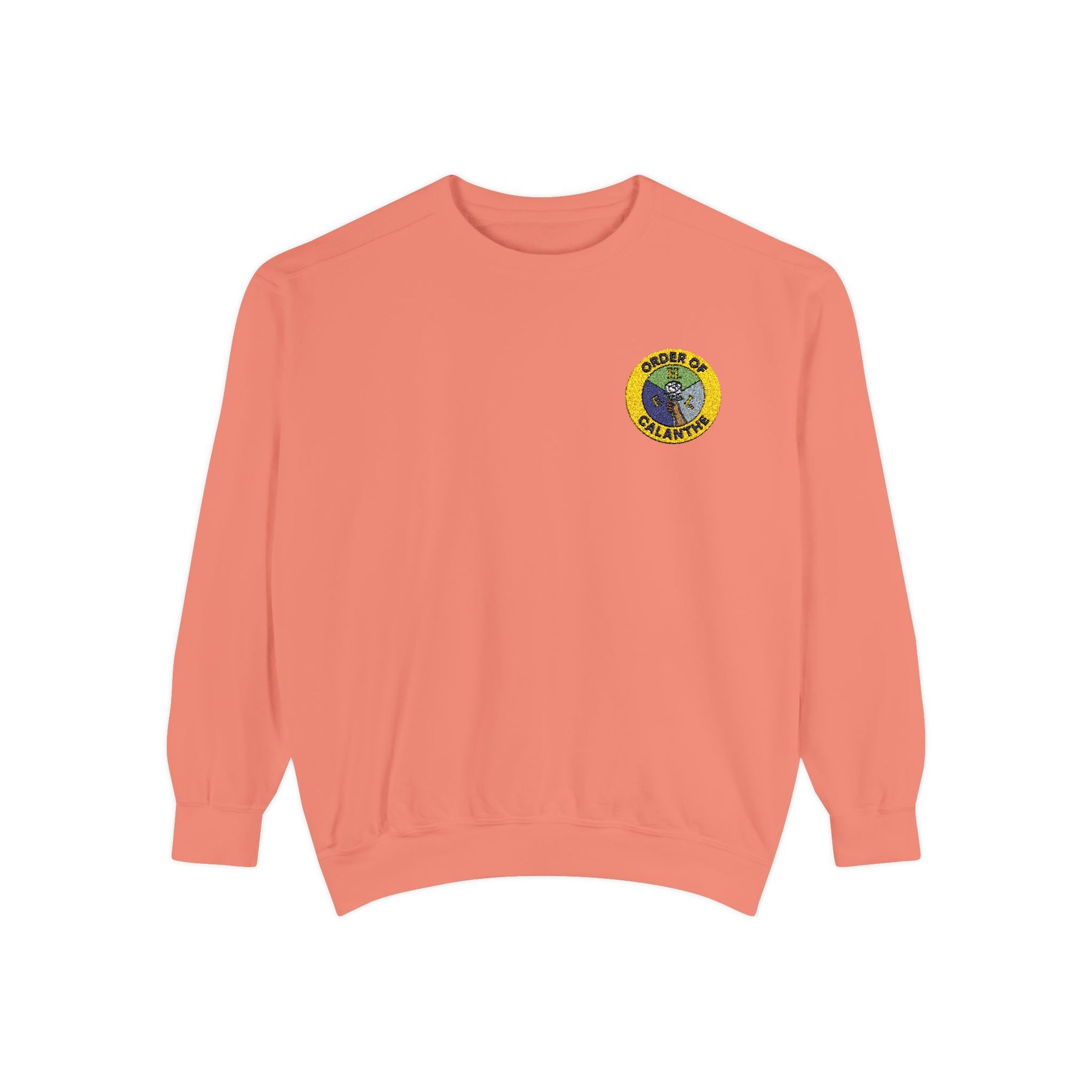 Order of Calanthe Sweatshirt - Left Chest Embroidered Badge - Bricks Masons