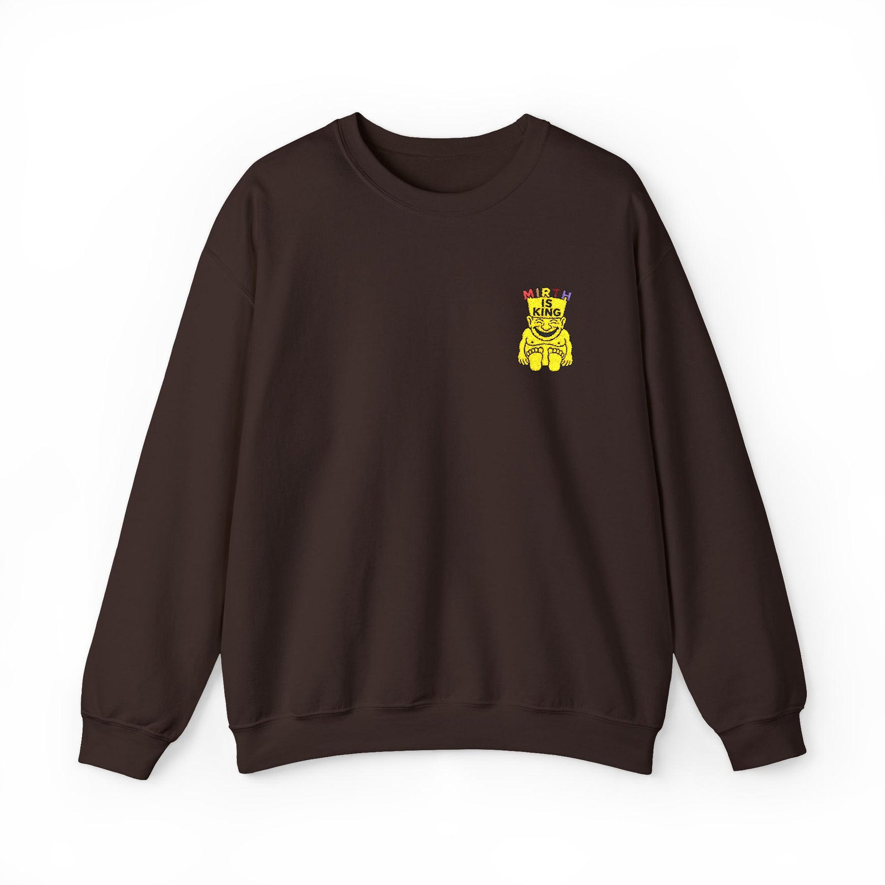 Royal Order of Jesters Sweatshirt - Crewneck Embroidered Front Motif - Bricks Masons
