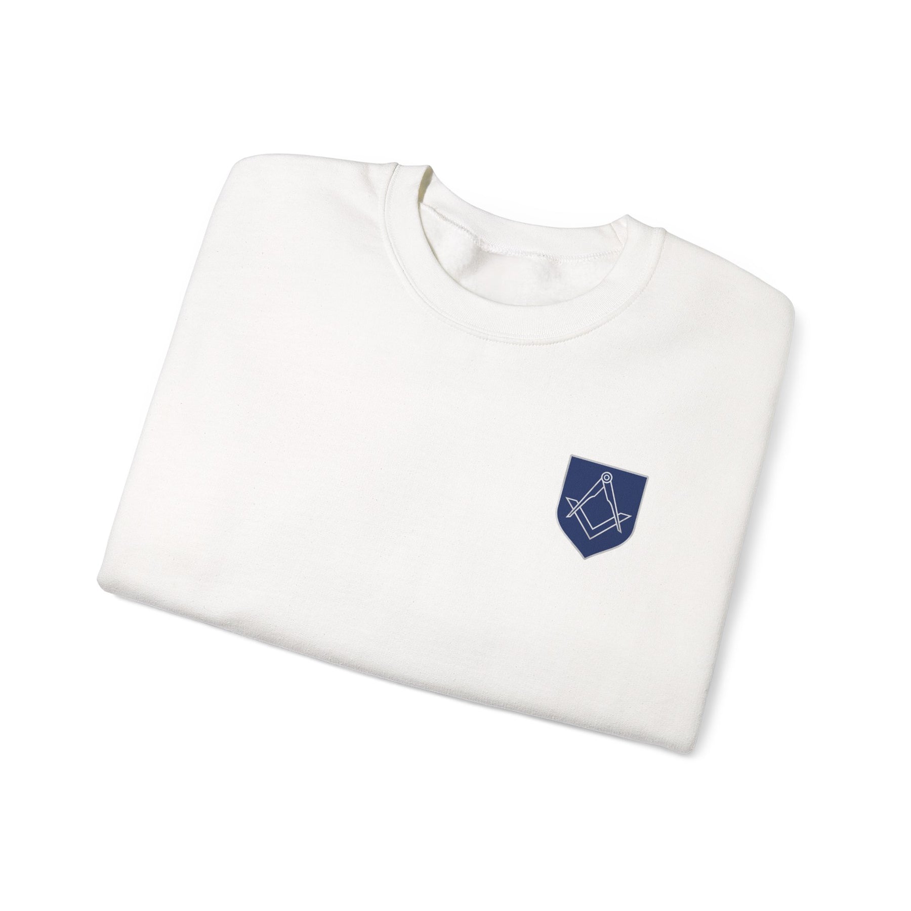 Master Mason Blue Lodge Sweatshirt - Silver Square & Compasses