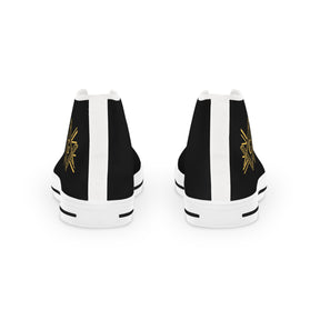 Master Mason Craft Sneaker - High Top Black & White S&C G Gold - Bricks Masons