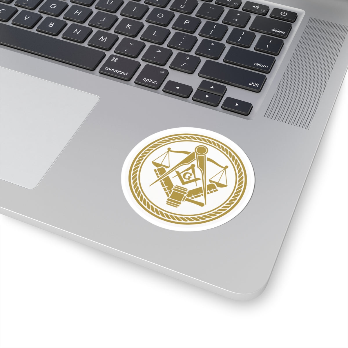 Master Mason Blue Lodge Sticker Decal - Kiss-Cut Law - Bricks Masons