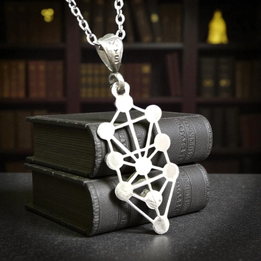 Kabbalah Tree of Life Pendant in Silver 3.5g 3.5cm Art 942 - Bricks Masons
