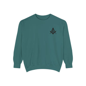 Master Mason Blue Lodge Sweatshirt - Classic Square & Compass Look - Bricks Masons