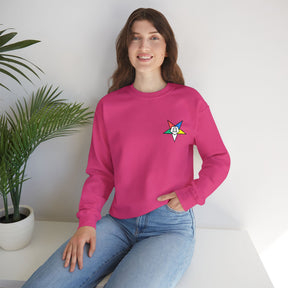 OES Sweatshirt - Crewneck Embroidered Emblem - Bricks Masons