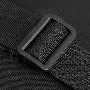 Master Mason Blue Lodge Apron Case - Black Cordura With Embroidered Square & Compass - Bricks Masons