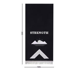Officers Blue Lodge Pedestal Cover - Set of 3 Strength Beauty Wisdom - Bricks Masons
