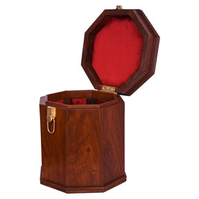 Masonic Fez Case - Pure Rosewood With Mat Finish - Bricks Masons