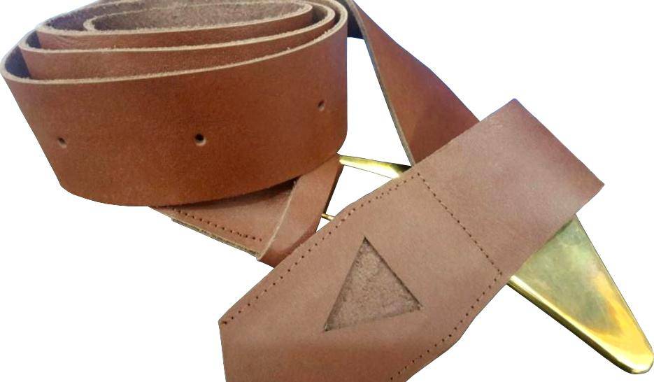 Masonic Regalia Belt - Brown & Black