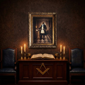 Masonic Canvas - Grand Master Prince Hall - Bricks Masons