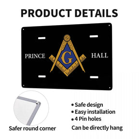 Prince Hall PHA Master Mason  Metal Sign - Bricks Masons