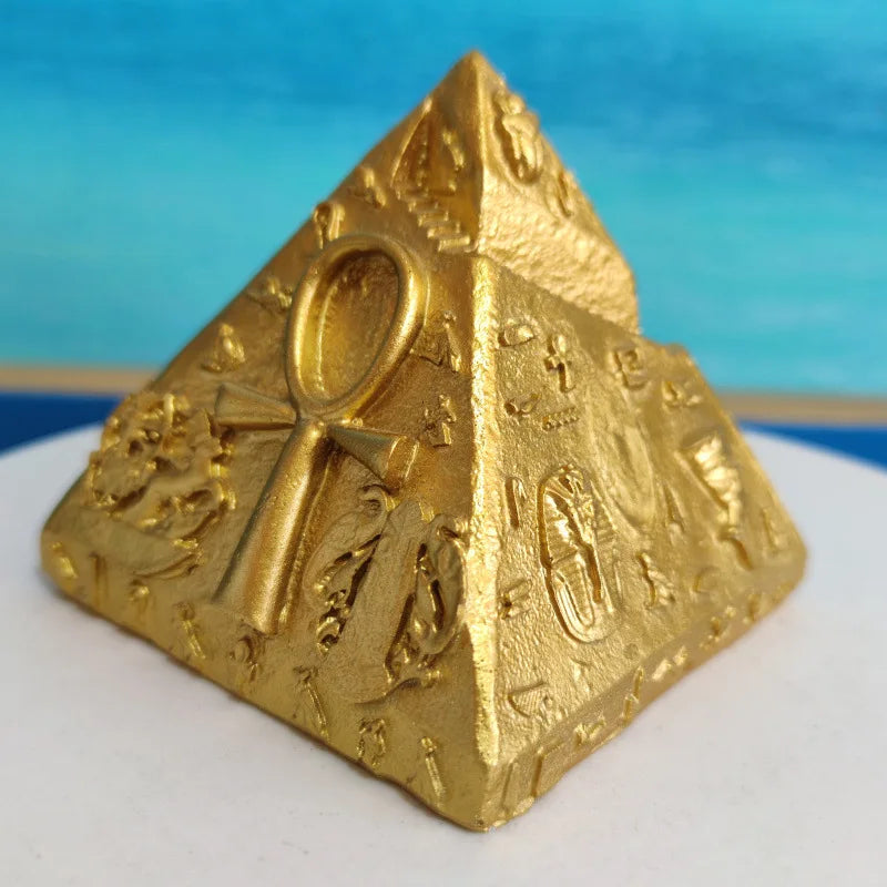 Ancient Egypt 7.5×7.5×7.5cm Egyptian Khufu Pyramid Sand Table - Bricks Masons