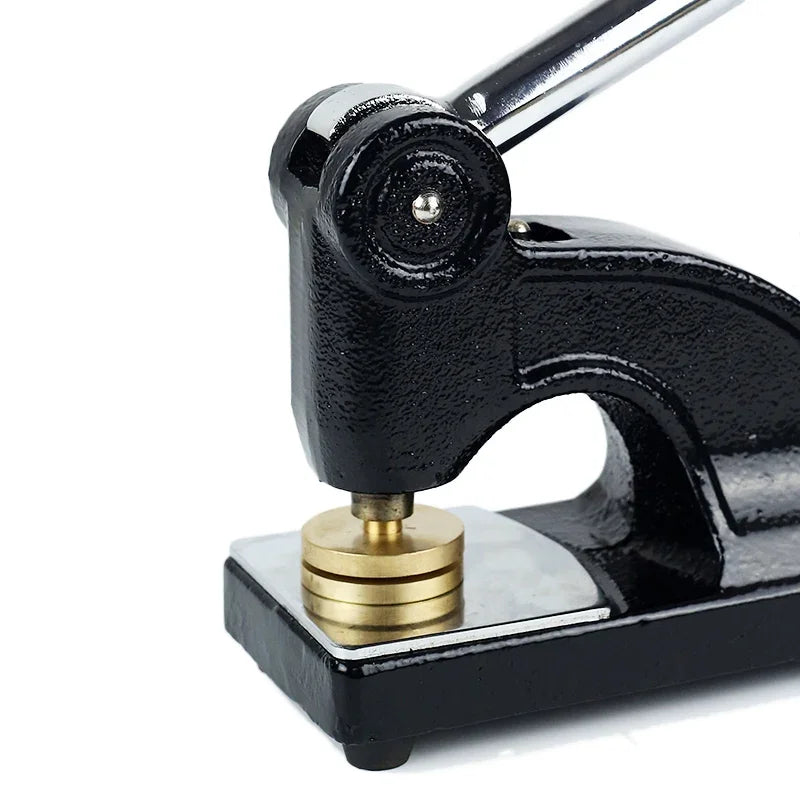 Royal & Select Masters  Long Reach Seal Press - Heavy Embossed Stamp Black Color Customizable - Bricks Masons