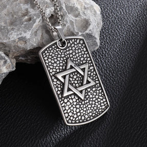 Ancient Israel - Hexagram Stainless Steel - Bricks Masons